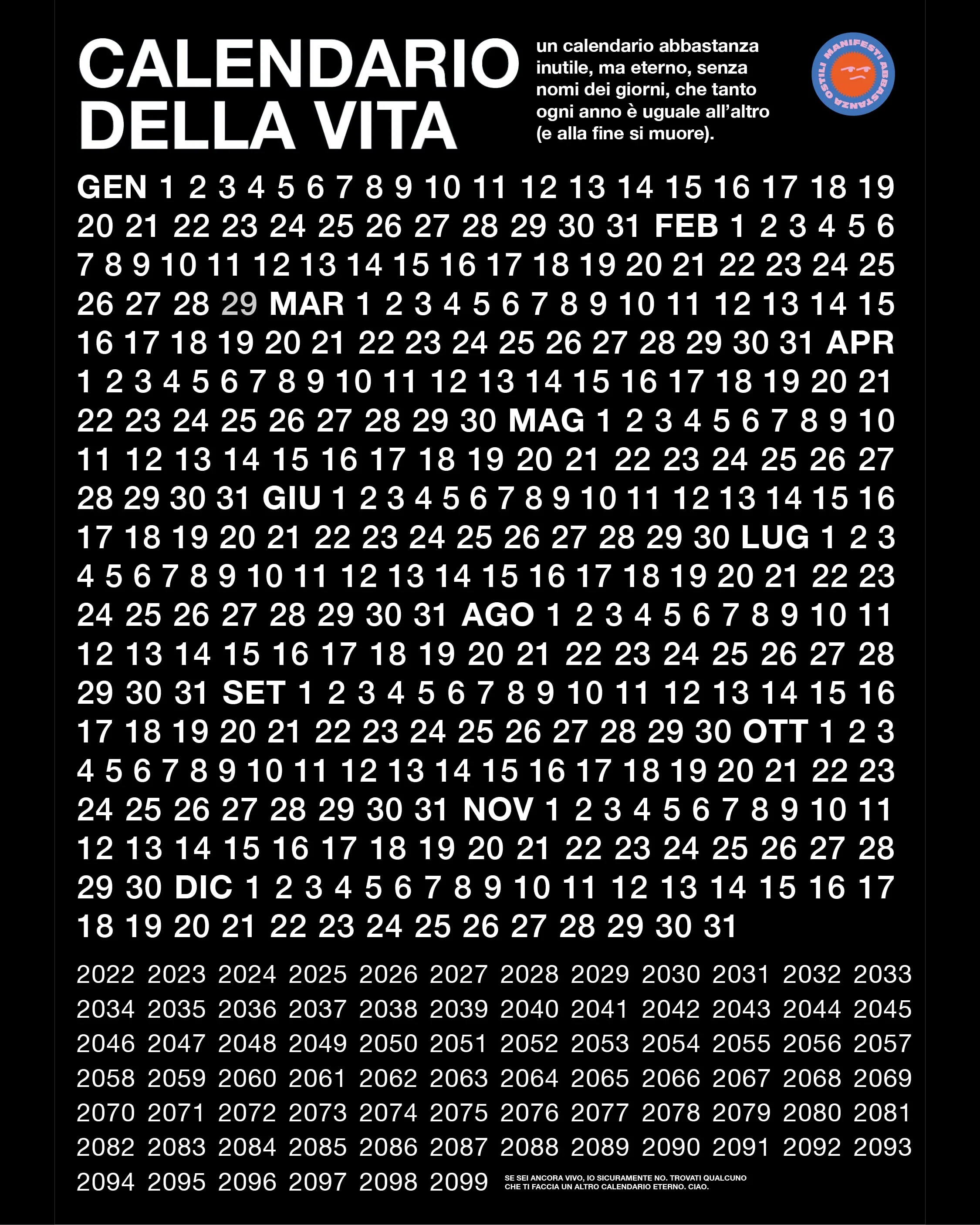 📆 Calendario della vita finché non finisce - Image 4
