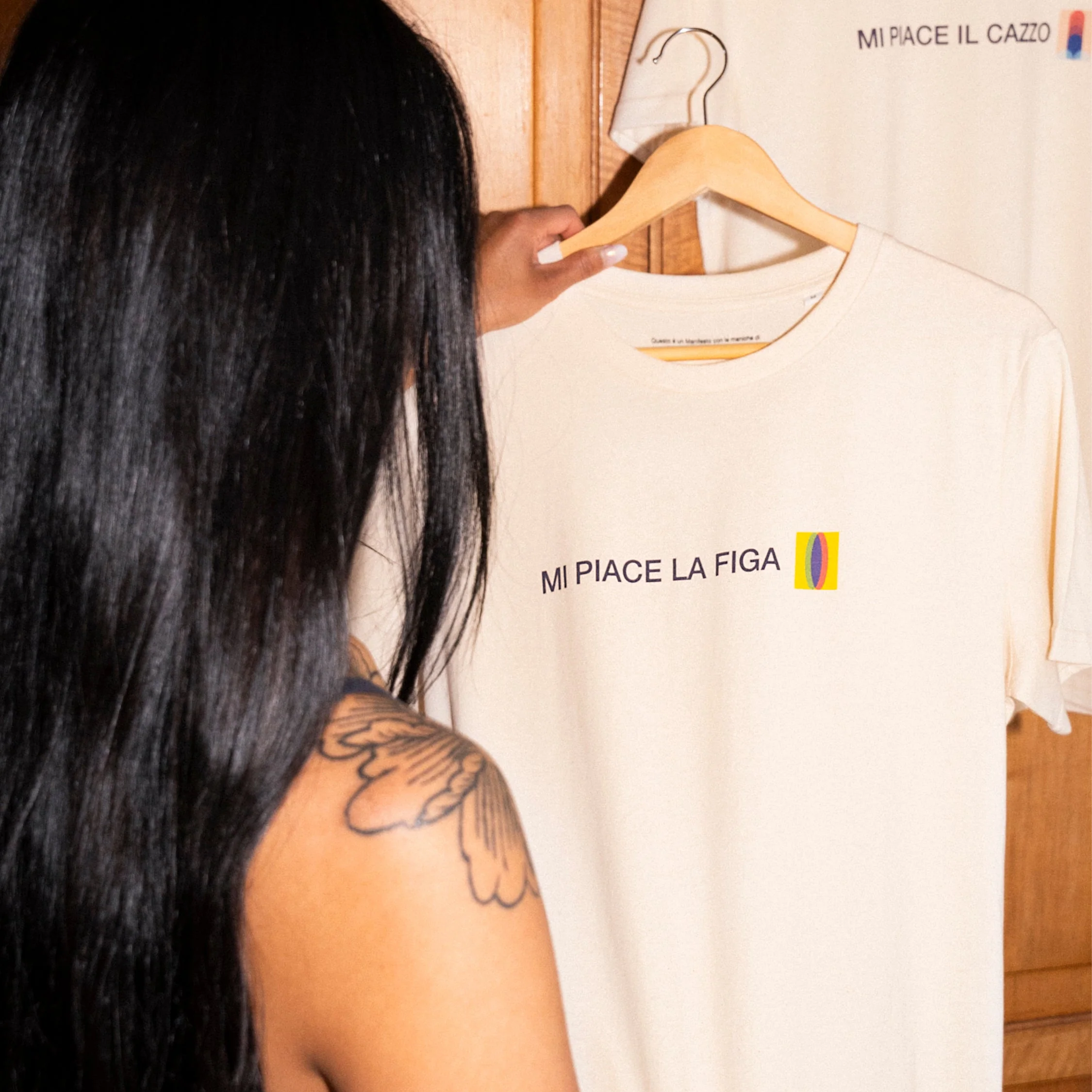 Maglietta Mi piace la figa