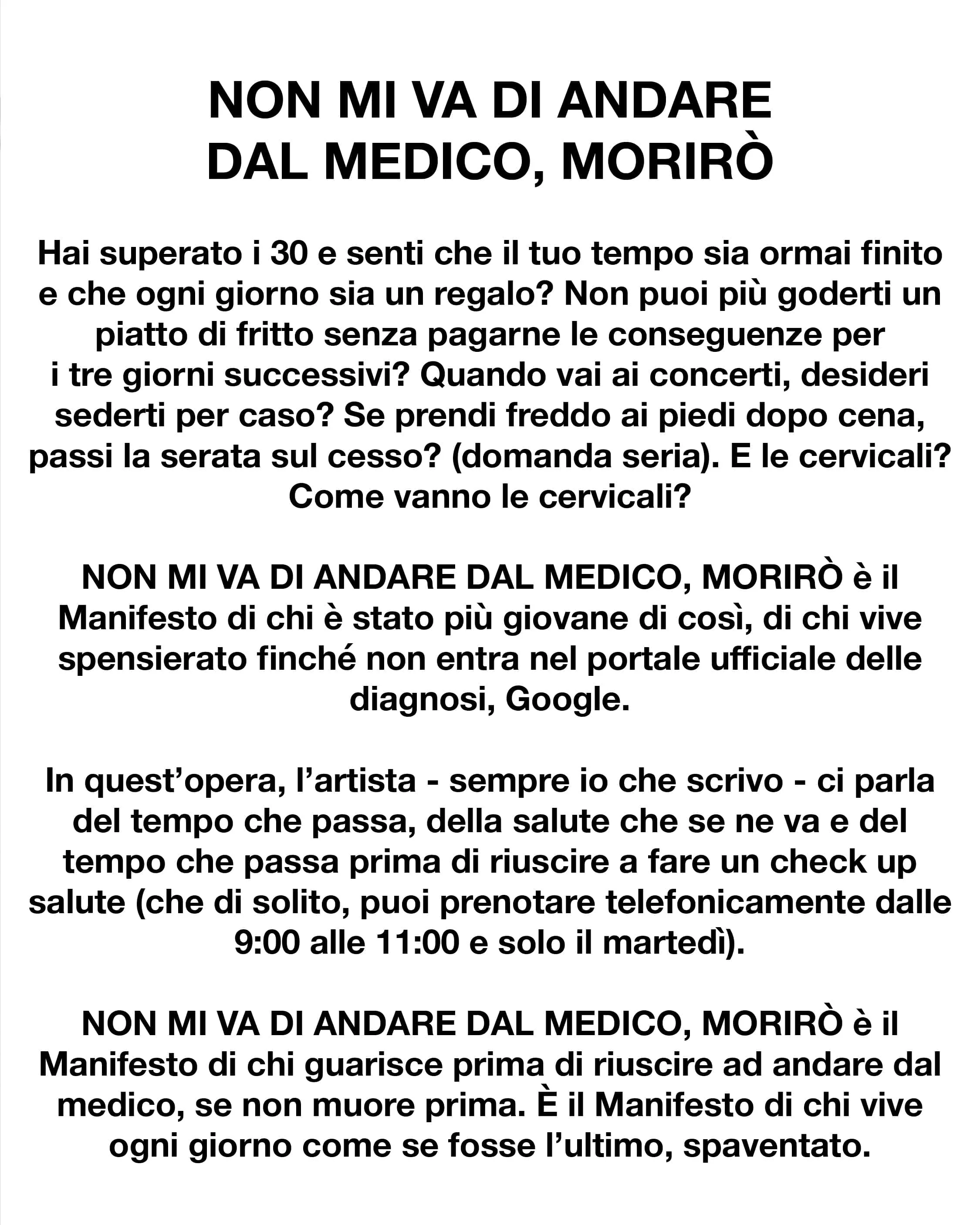 Non mi va di andare dal medico, morirò - Image 7